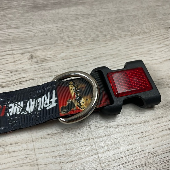 Friday The 13th Dog Collar With Reflective Clip Halloween Adjustable 19.5-11.5” - Picture 9 of 10
